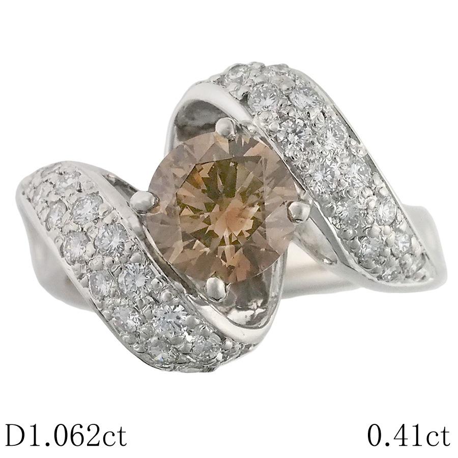 FB-I1-RD ダイヤモンド/1.062ct ダイヤ/0.41ct デザイン リング Pt900