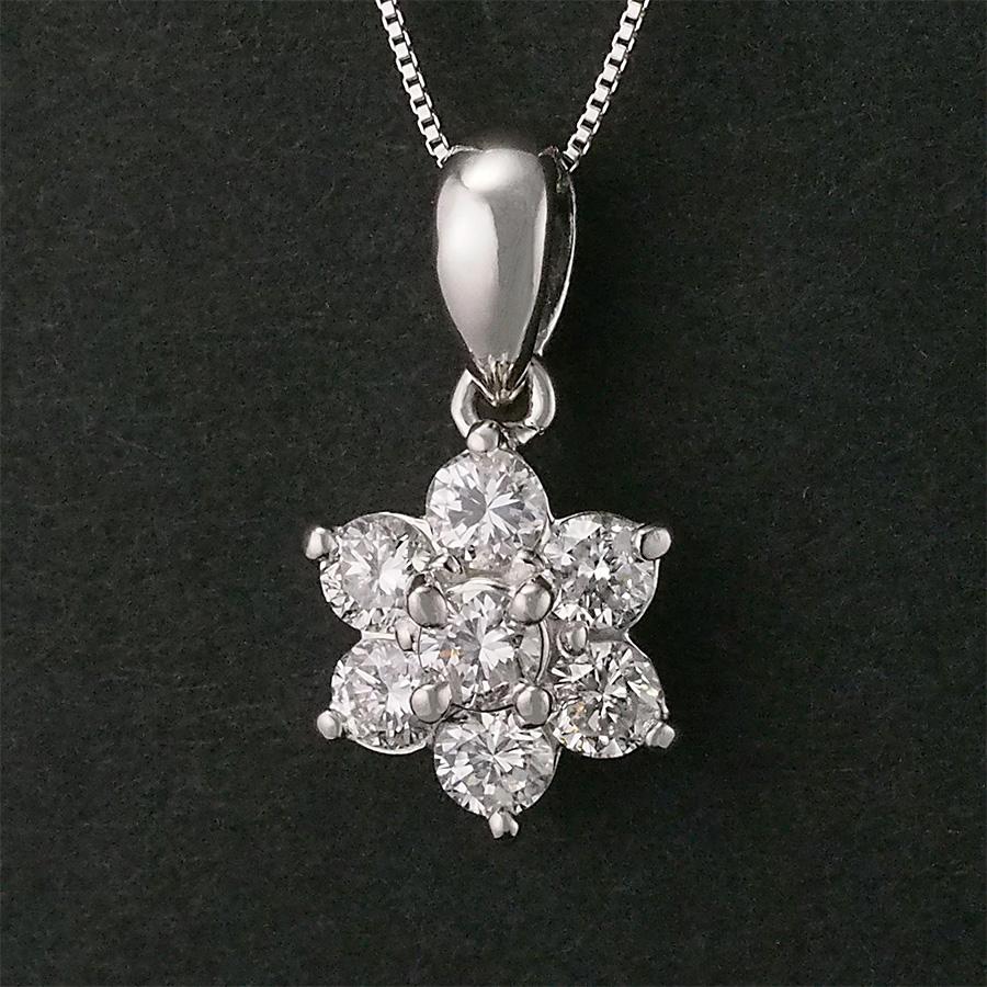 ダイヤモンド/0.51ct デザイン ネックレス Pt900 Pt850 : インペリアル