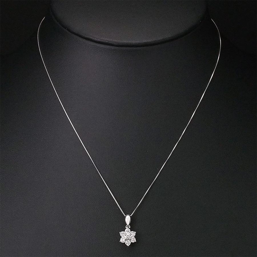 ダイヤモンド/0.51ct デザイン ネックレス Pt900 Pt850 : インペリアル