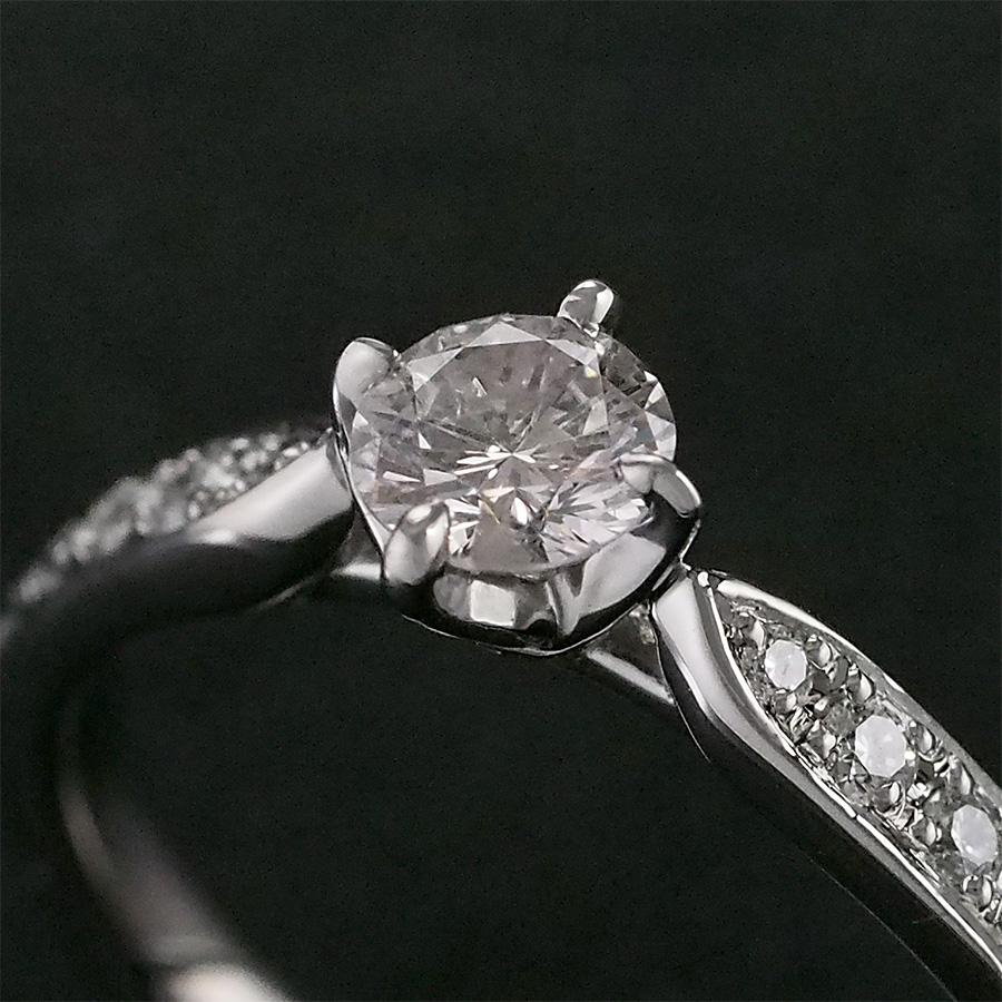 I1 ダイヤモンド/0.212ct デザイン リング Pt950 6号 ソーティング付