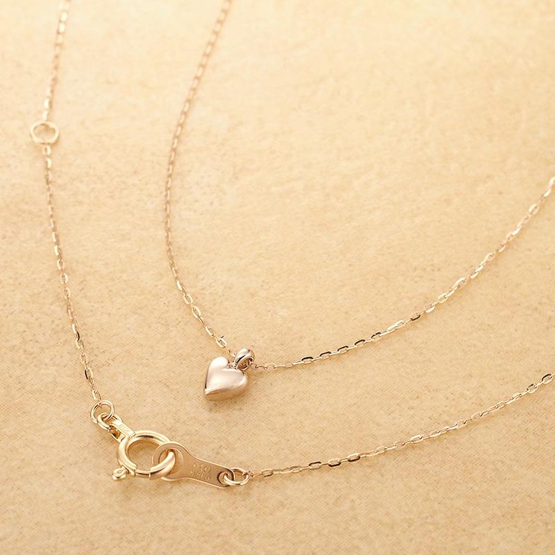 エテ ハートモチーフ プチ ネックレス K18PG 661051 : h8935 エテ ハートモチーフ プチ ネックレス K18PG 661051 : h8935