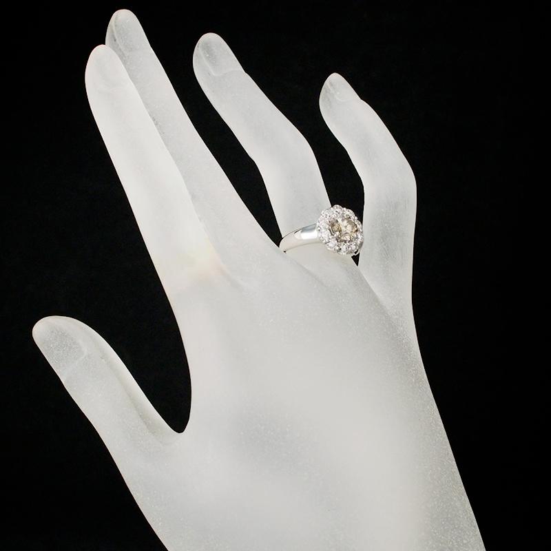 ダイヤモンド/1.115ct ダイヤ/0.93ct デザイン リング P.WG-750