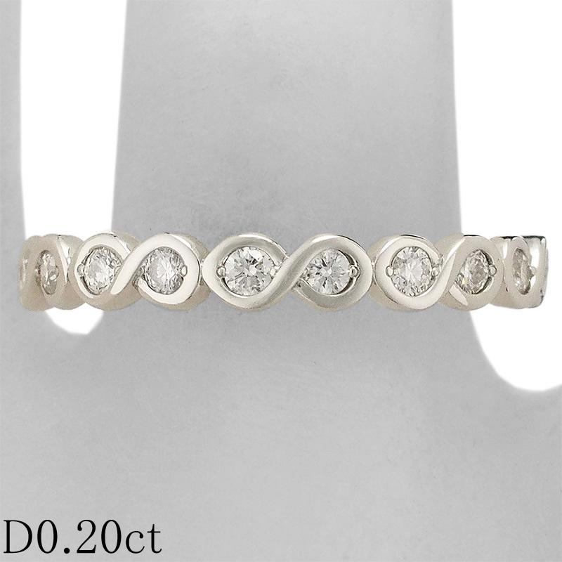 スタージュエリー ダイヤモンド/0.20ct ハーフエタニティ リング Pt950 