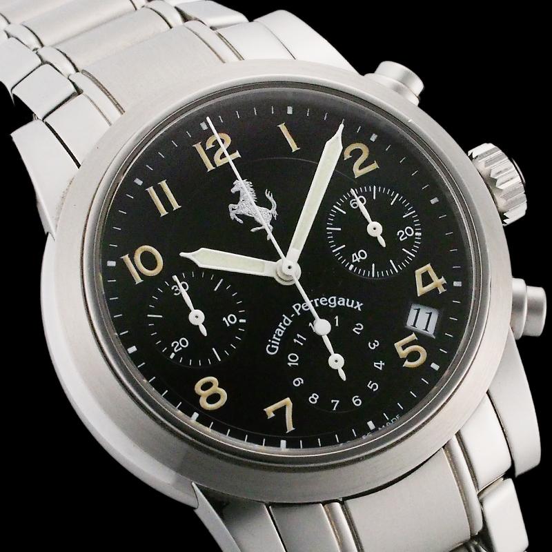 ジラールペルゴ フェラーリ クロノグラフ 8020 箱・保証書付