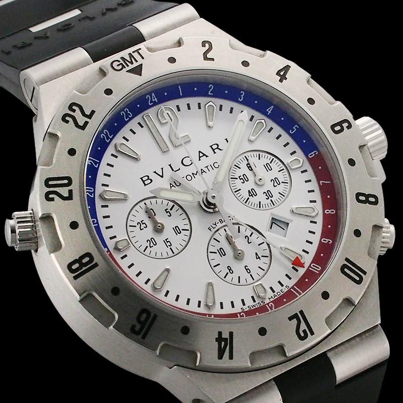 ブルガリ ディアゴノ プロフェッショナル GMT GMT40S 箱・保証書付 