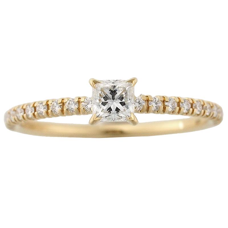 カルティエ ダイヤモンド エタンセル ドゥ リング B4232900 K18YG #51