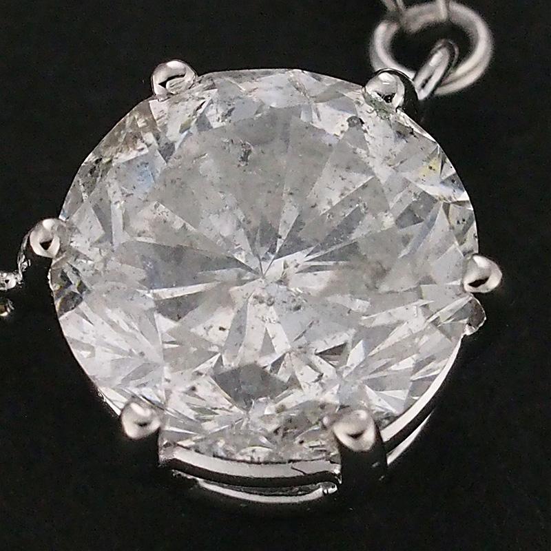 ジュエリーマキ 1P ダイヤモンド/2.53ct ネックレス Pt850