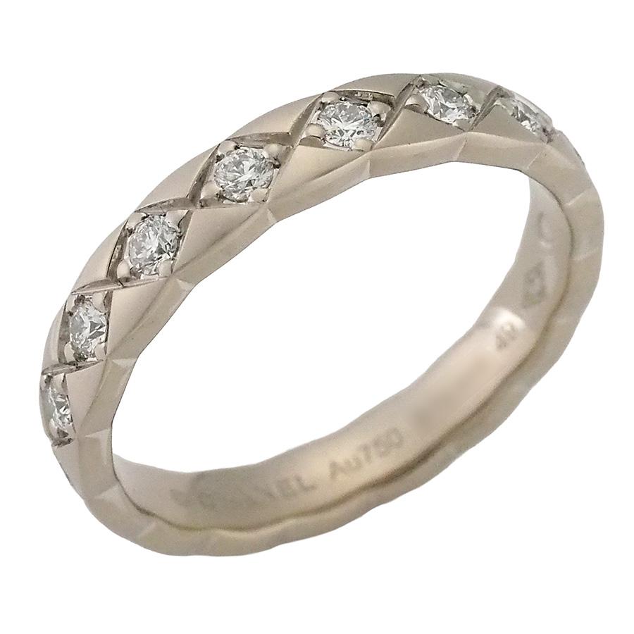 シャネル フルダイヤ ココクラッシュ リング K18WG #49 : インペリアル