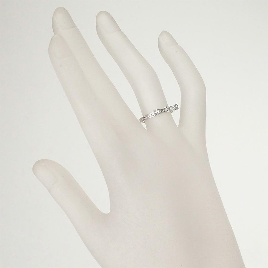 CHANEL ダイヤモンド リュバン ドゥ シャネル リング K18WG ＃51