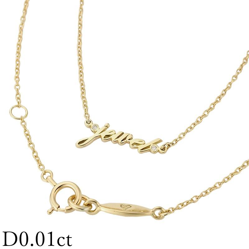 アーカー ダイヤモンド/0.01ct プチエクリチュール jewel ネックレス