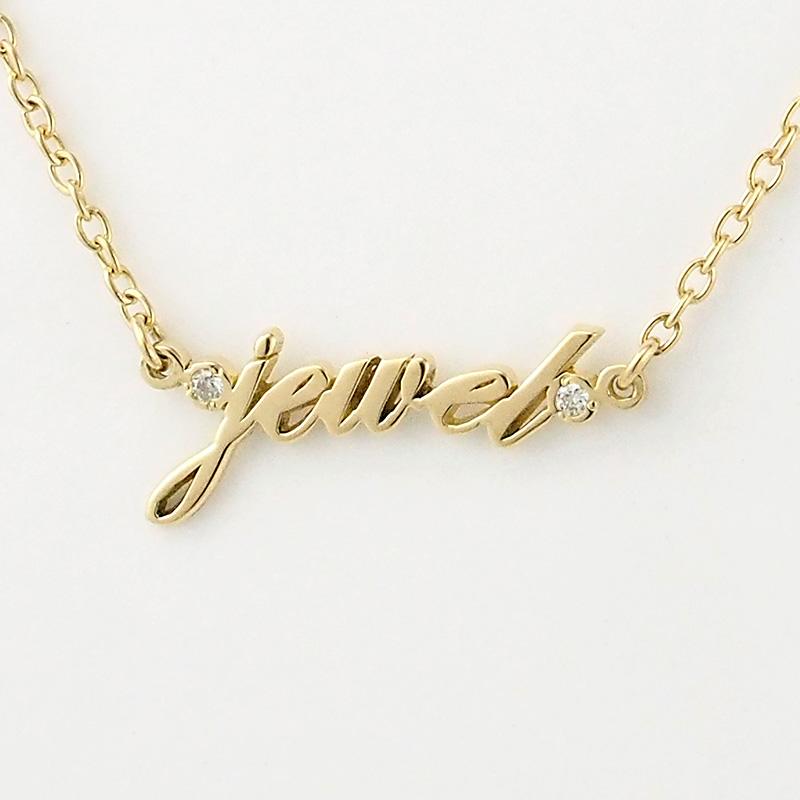 アーカー ダイヤモンド/0.01ct プチエクリチュール jewel ネックレス