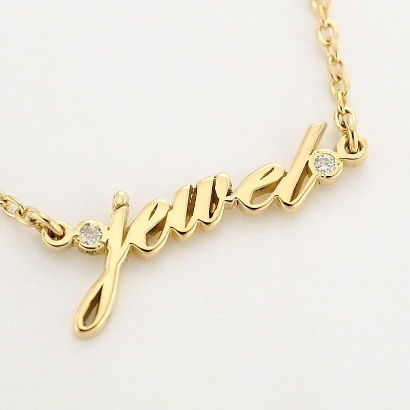 アーカー ダイヤモンド/0.01ct プチエクリチュール jewel ネックレス