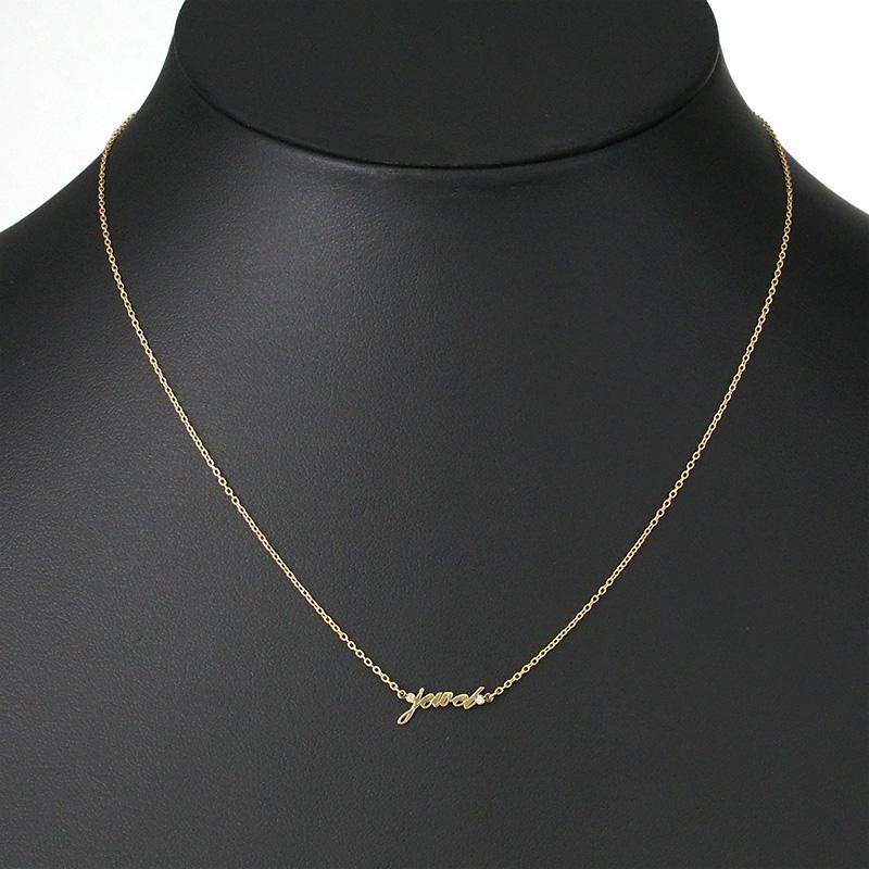 アーカー ダイヤモンド/0.01ct プチエクリチュール jewel ネックレス