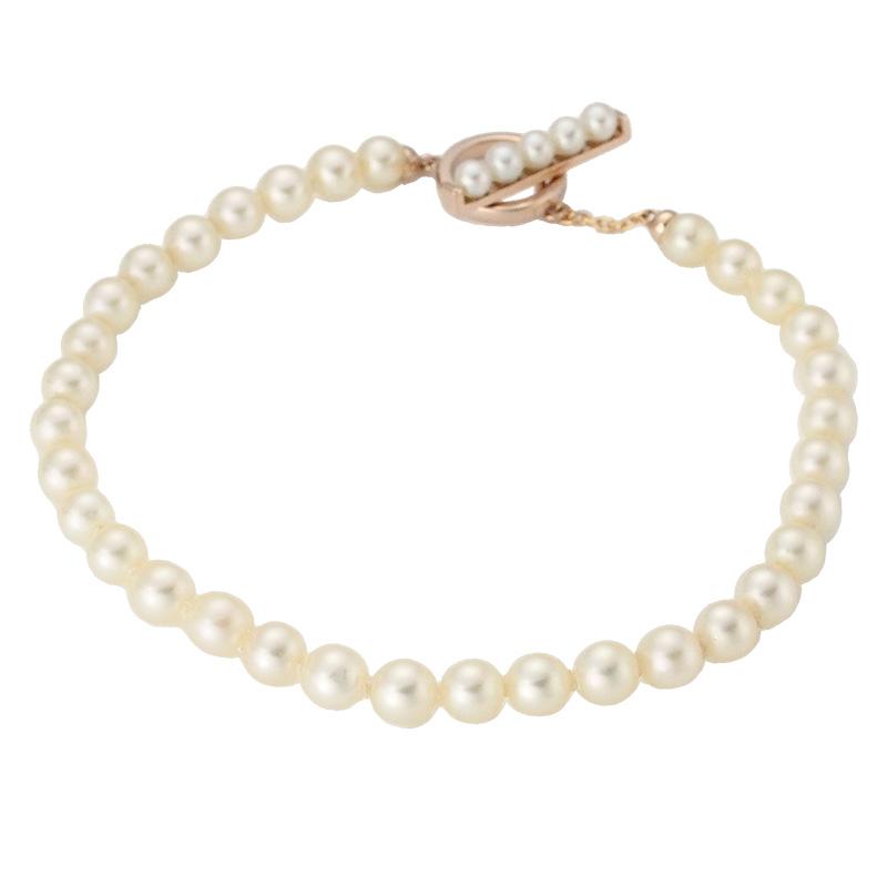 タサキ プチパール ブレスレット BL-0679-18KSG K18PG