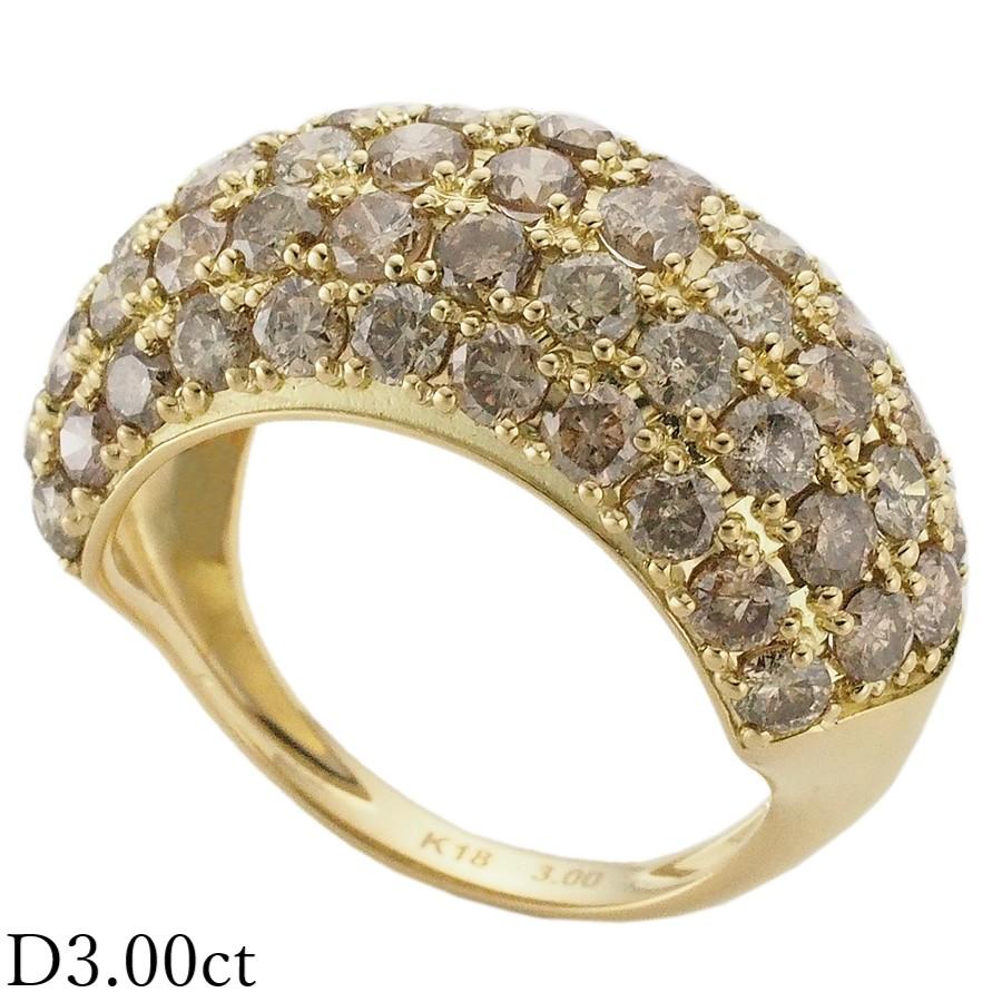 ダイヤモンド/3.00ct リング K18YG 12号 : インペリアル - 通販