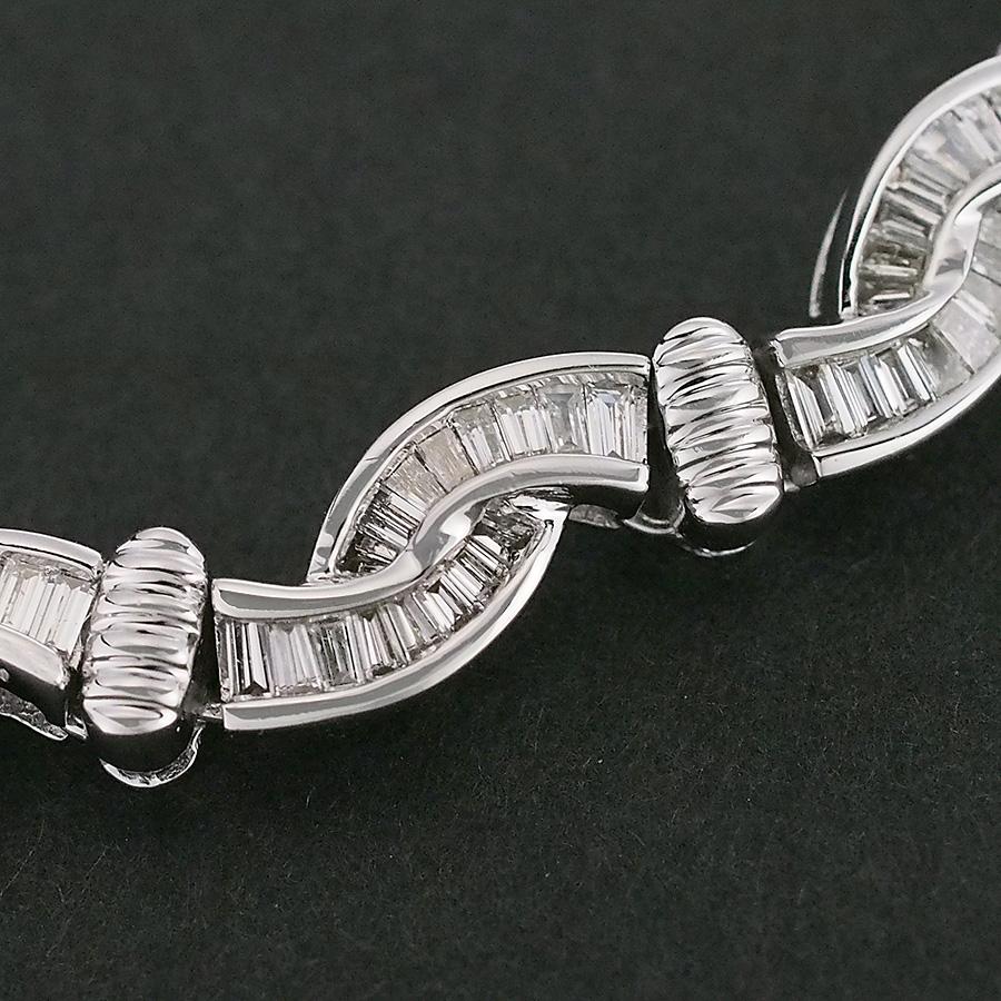 K18WGダイヤモンドブレスレット値下げ中！（最終） ダイヤモンド/3.30ct デザイン ブレスレット K18WG : インペリアル