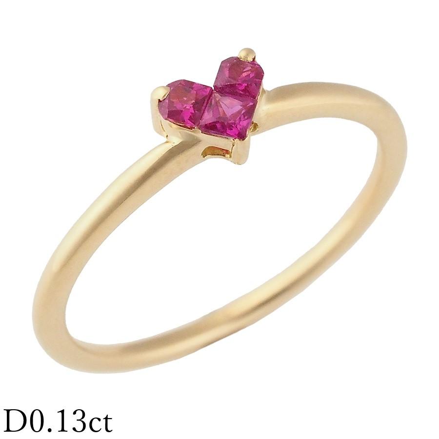 STAR JEWELRY ミステリアスハート　K18　リング　ルビー　ダイヤ MYSTERIOUS HEART RUBY RING(1ZR1228)K18 リング｜スタージュエリー