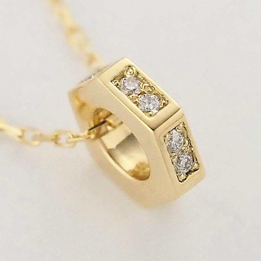 アーカー ダイヤモンド/0.02ct ルーシュルレ ネックレス K18YG 箱付
