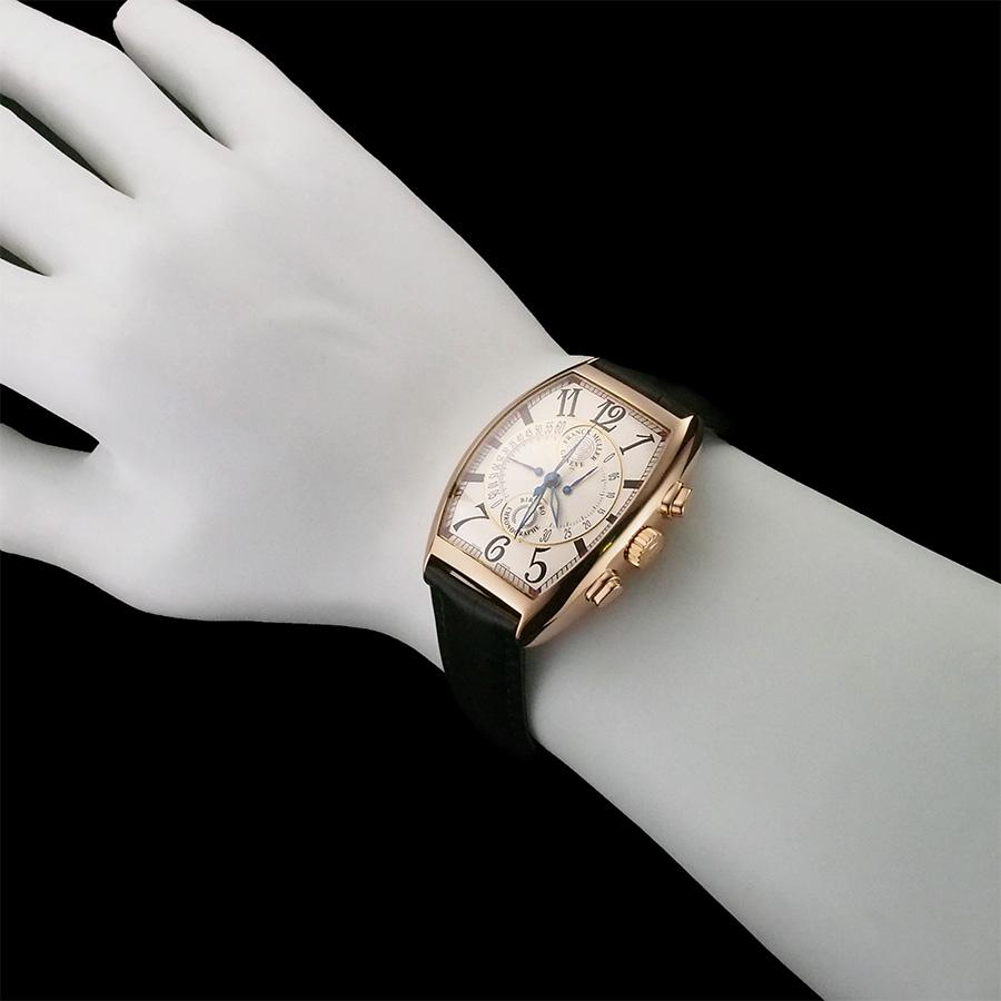 フランクミュラー トノーカーベックス ビーレトロセコンド クロノ