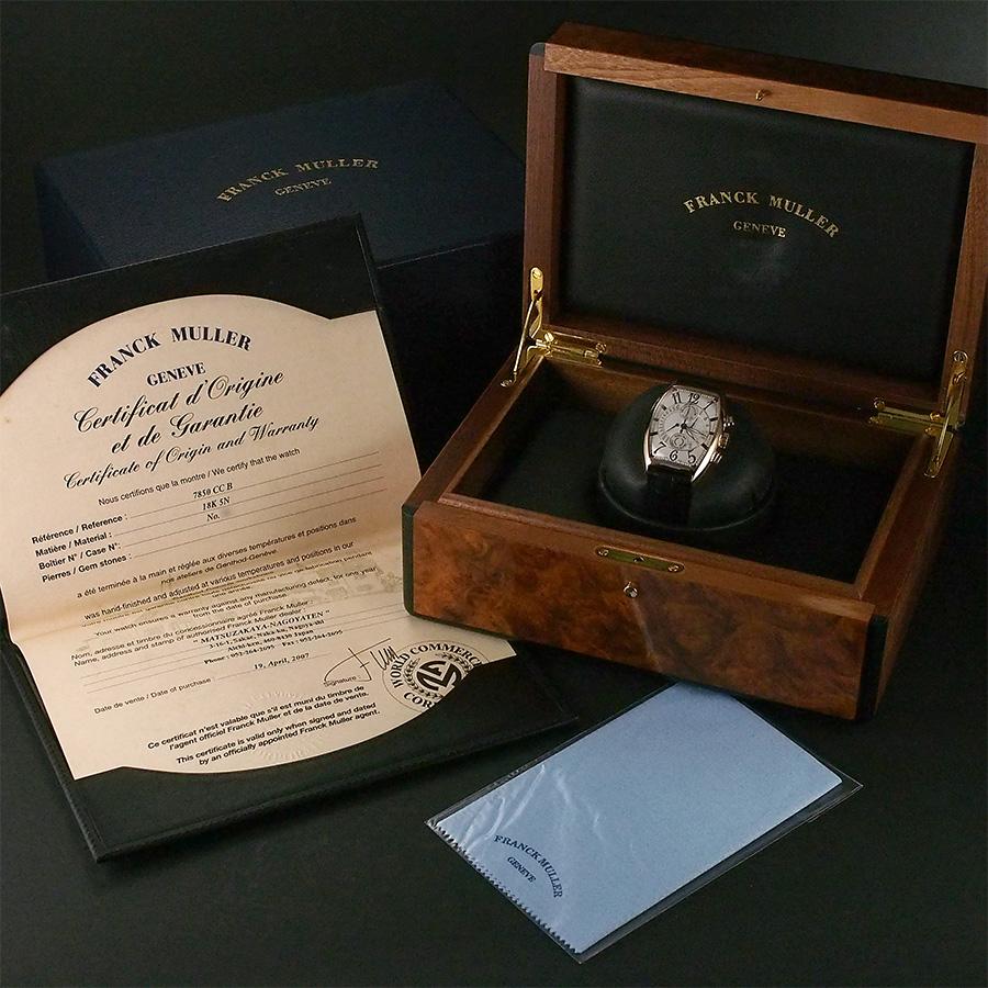 フランクミュラー トノーカーベックス ビーレトロセコンド クロノ