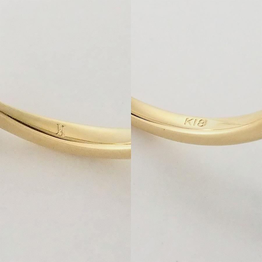 ヴァンドーム青山 ダイヤモンド デザイン リング K18YG 13号