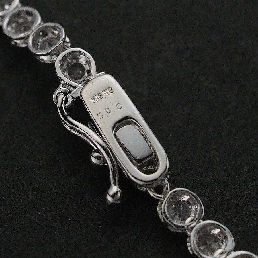 ダイヤモンド/5.00ct テニス ネックレス K18WG : インペリアル - 通販