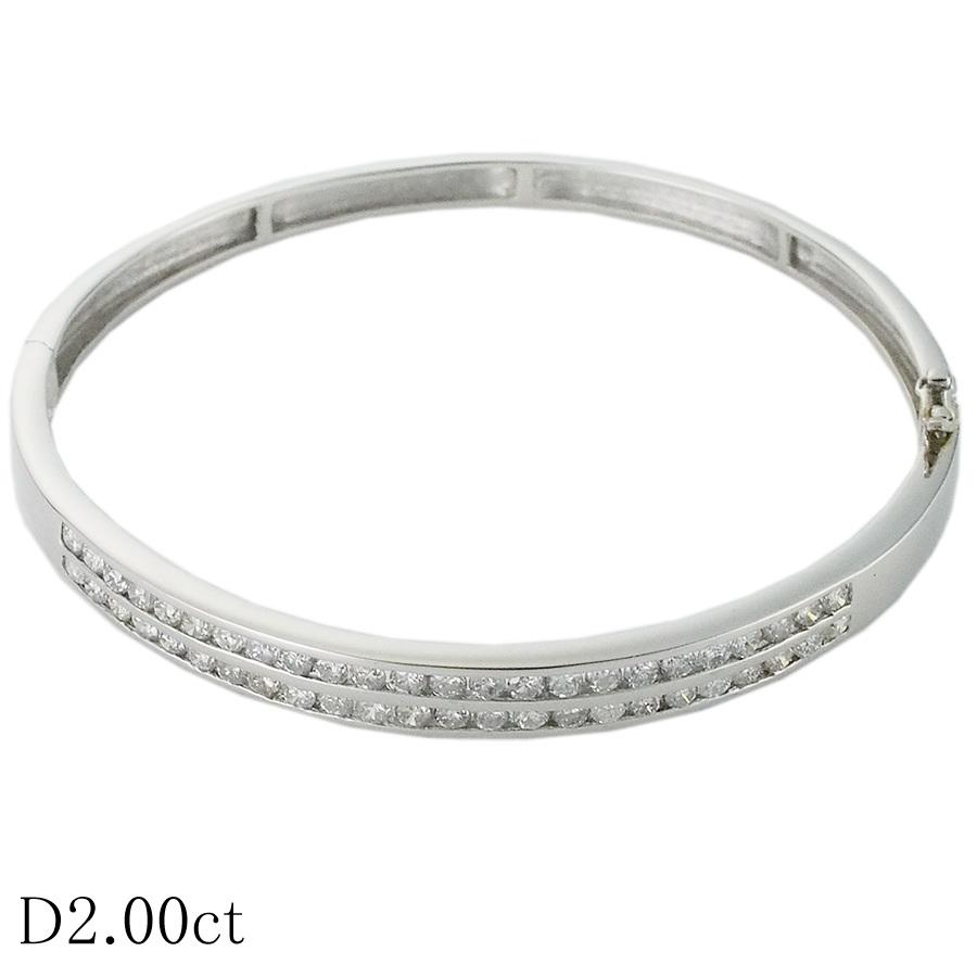 Pt900 D0.50ct ダイヤモンド バングル 新品 鑑別有り ダイヤモンド/2.00ct バングル Pt900 : インペリアル - 通販 - Yahoo