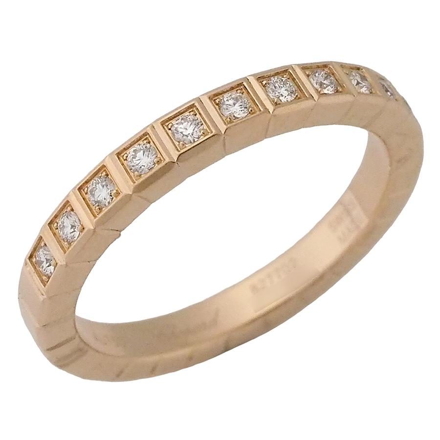 ショパール ダイヤモンド アイスキューブ リング 827702 K18PG 10号 箱