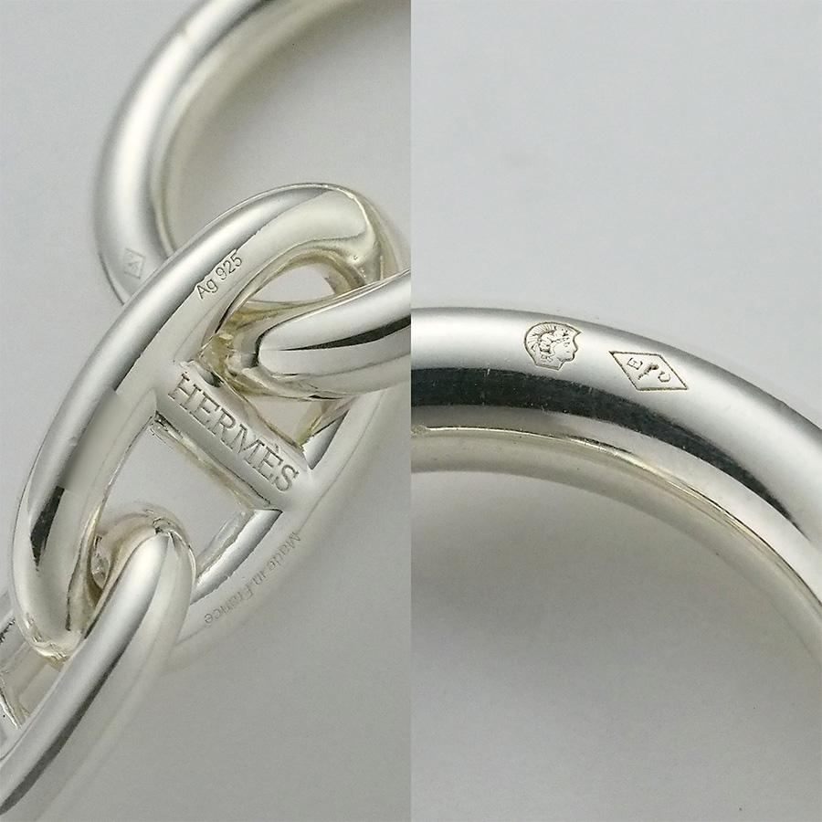 HERMES シェーヌダンクル GM12 箱付き エルメス シェーヌダンクルGM12 ブレスレット SV925 箱付