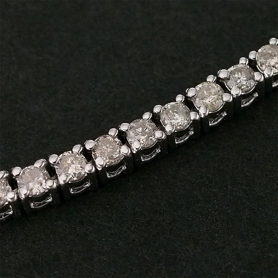 本日限定大特価新品仕上げ済 テニスブレスレット ダイヤモンド 2ct K18WG ダイヤモンド/2.00ct テニス ブレスレット K18WG : インペリアル
