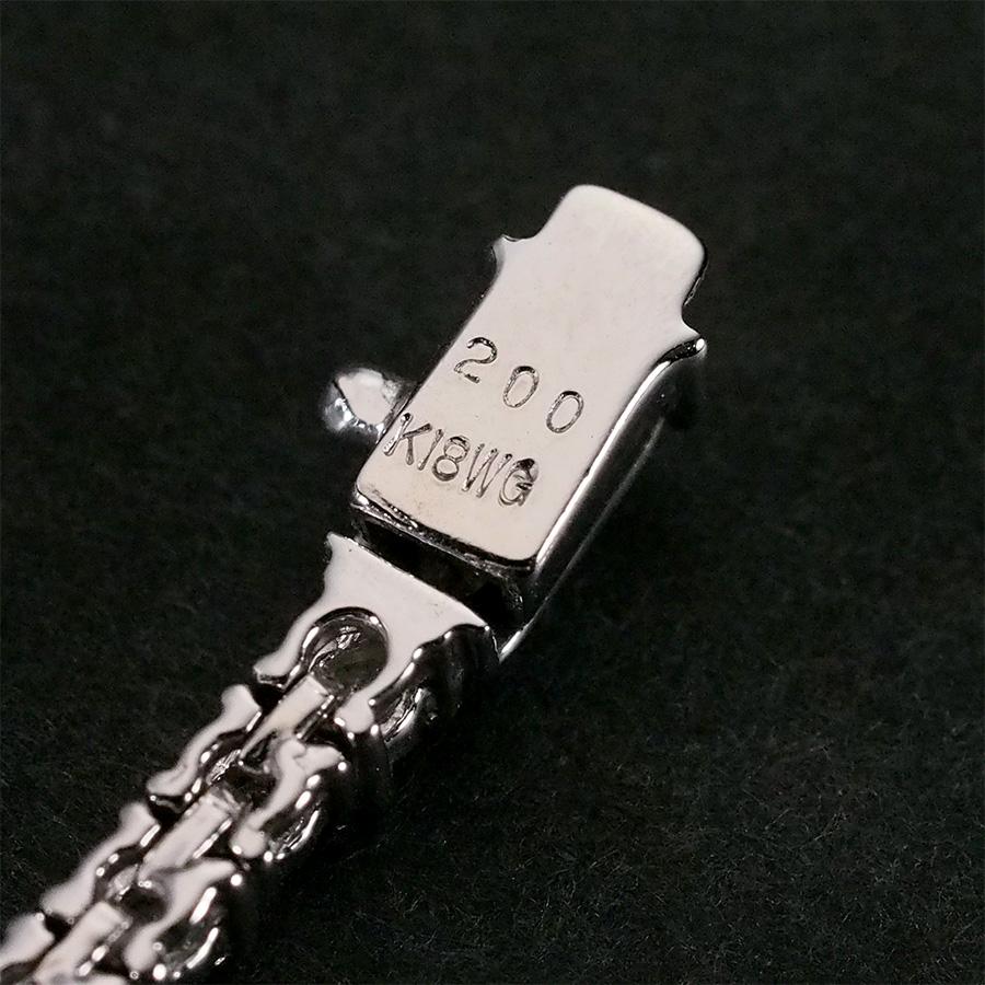 本日限定大特価新品仕上げ済 テニスブレスレット ダイヤモンド 2ct K18WG ダイヤモンド/2.00ct テニス ブレスレット K18WG : インペリアル