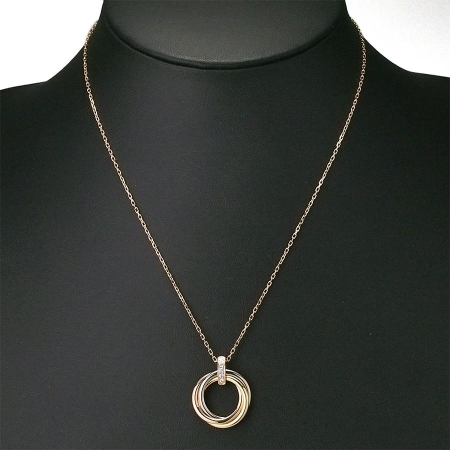 TRINITY（Cartier） カルティエ ダイヤモンド トリニティ ネックレス