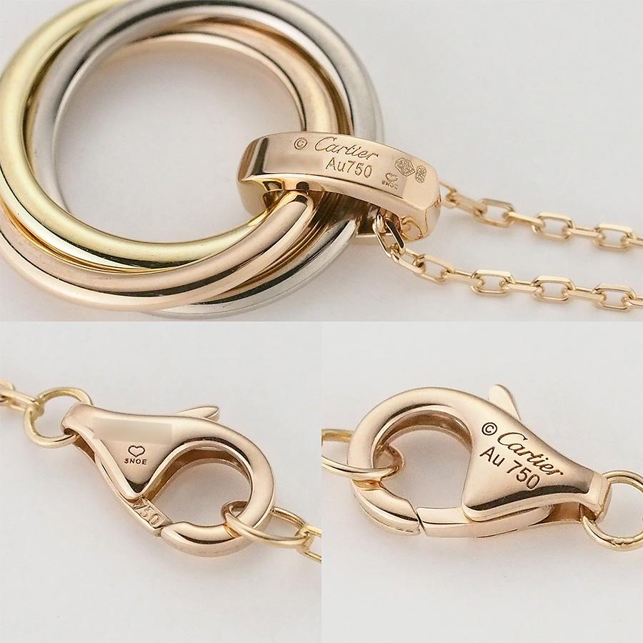 TRINITY（Cartier） カルティエ ダイヤモンド トリニティ ネックレス