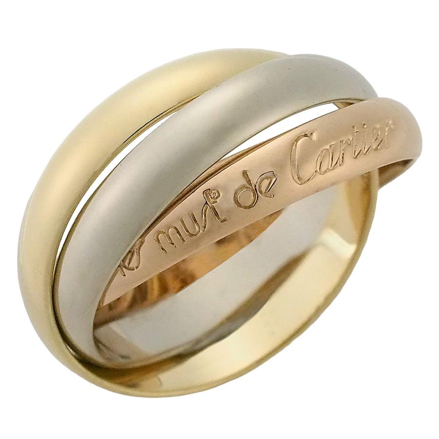 カルティエ トリニティ リング K18YG K18PG K18WG #51 : インペリアル