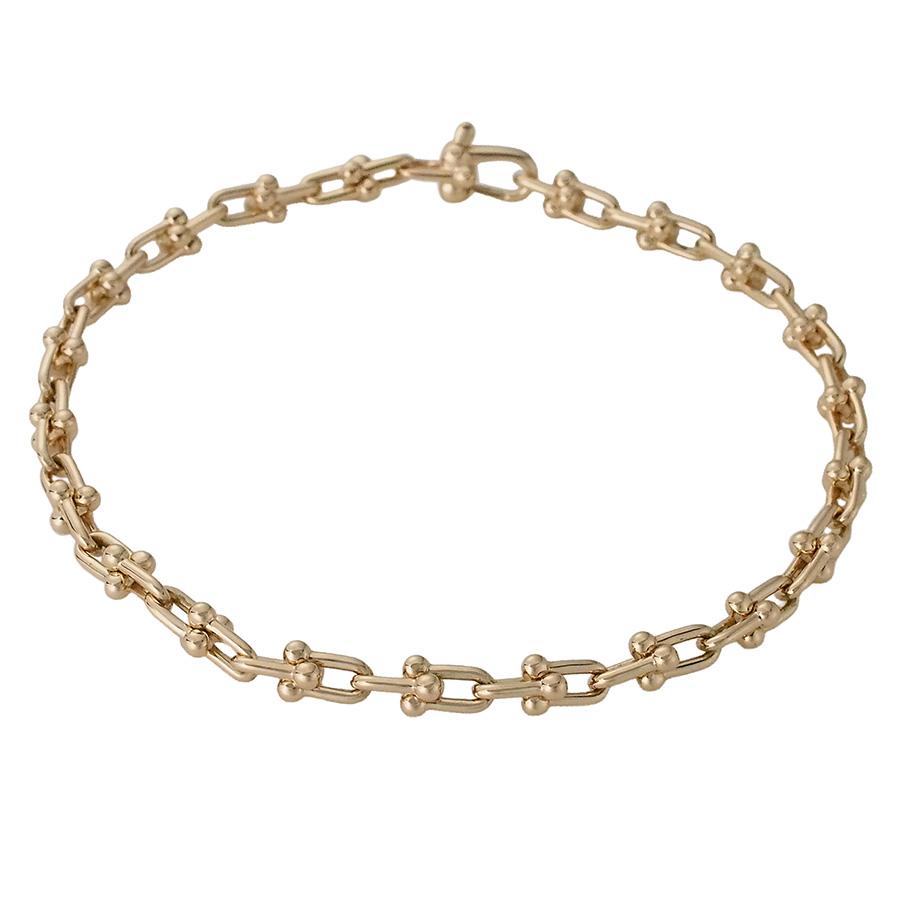 ティファニー ハードウェア マイクロ ブレスレット 60416990 K18PG