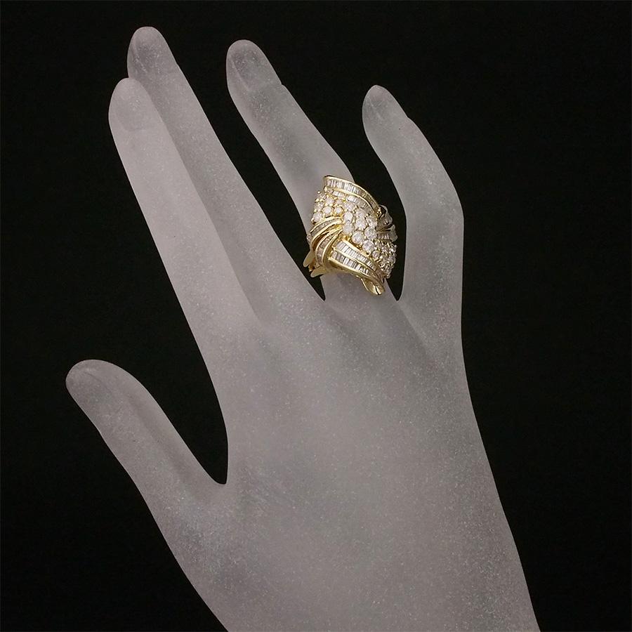 ダイヤモンド/2.65ct デザイン リング K18YG 11.5号 : インペリアル