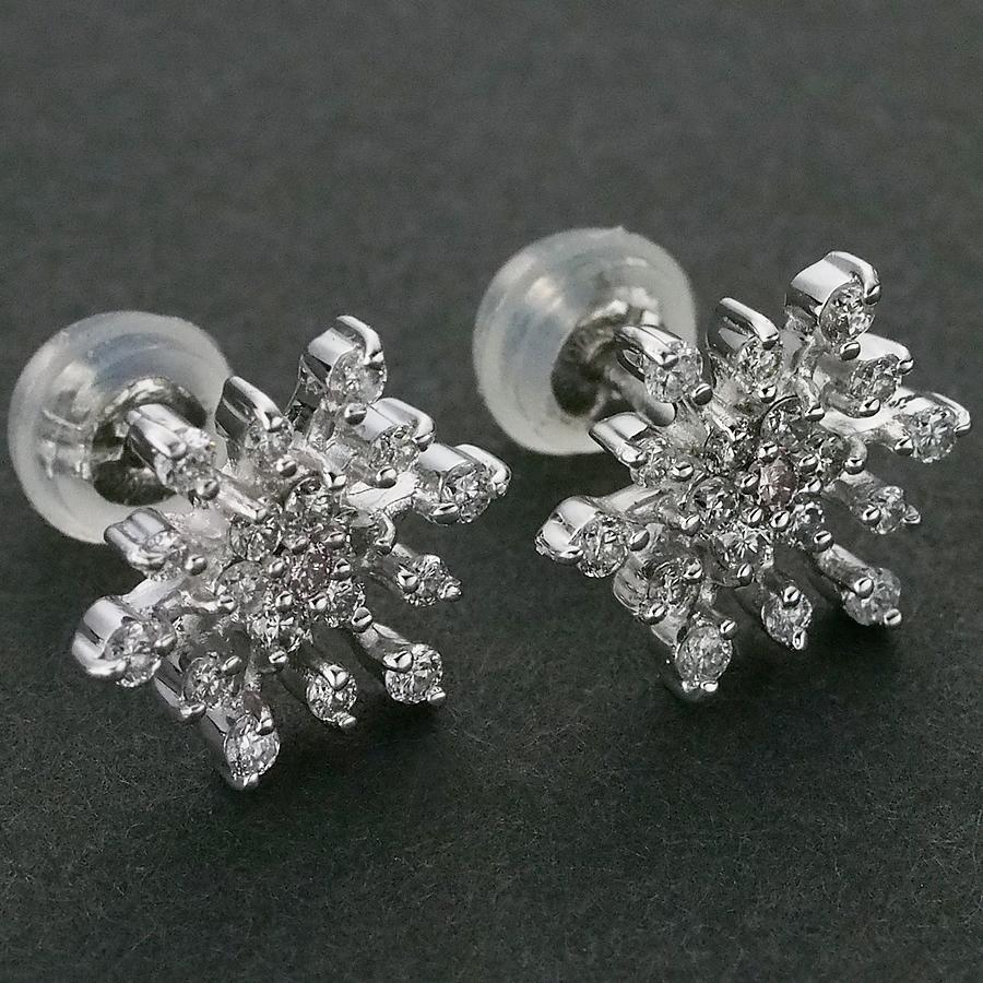 ピンクダイヤモンド ダイヤモンド/0.17ct×2 ピアス K18WG /Pt900 
