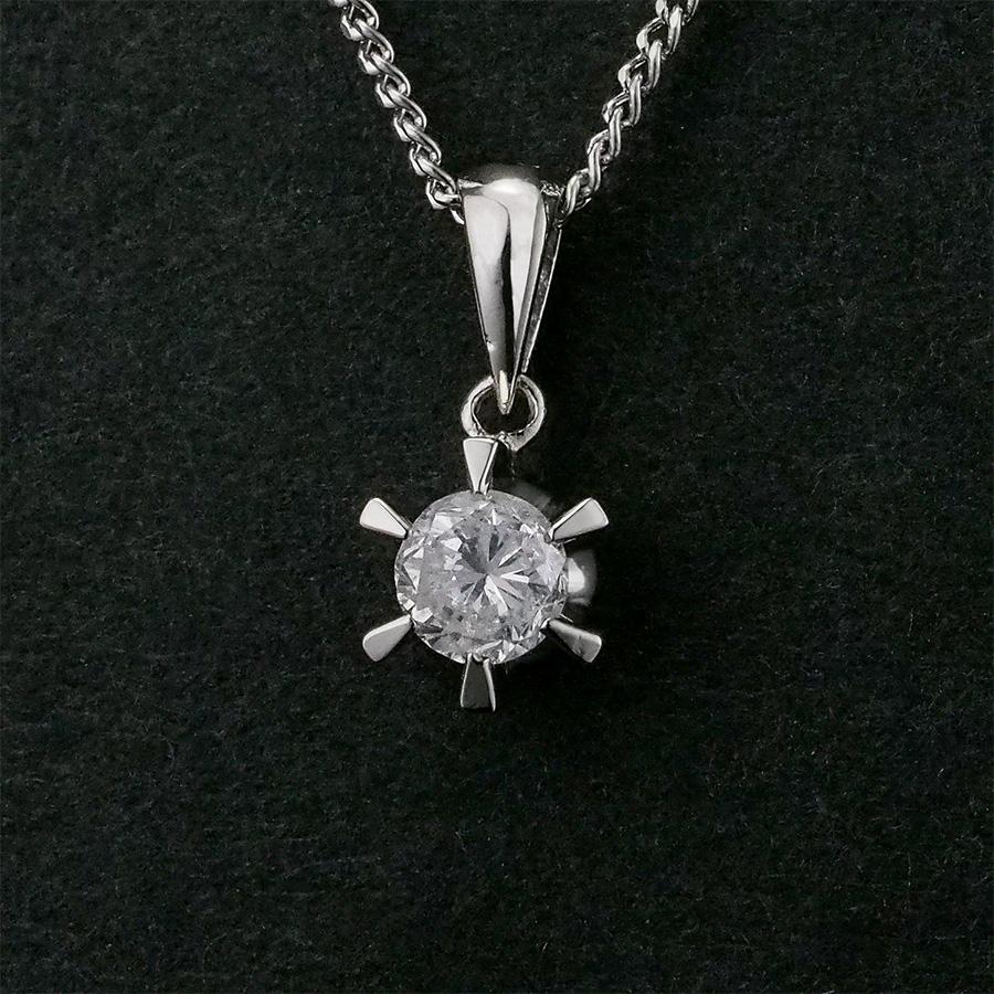 1粒ダイヤモンド/0.28ct ネックレス Pt900 /Pt850 【公式通販】