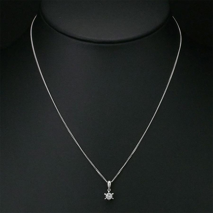1粒ダイヤモンド/0.28ct ネックレス Pt900 /Pt850 【公式通販】