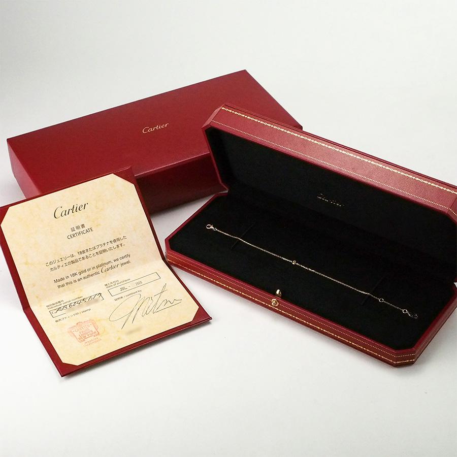 カルティエ ダイヤモンド ダムール XS ブレスレット CRB6045617 K18YG