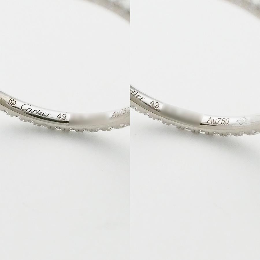Cartier ダイヤモンド エタンセル ドゥ カルティエ リング K18WG ＃49