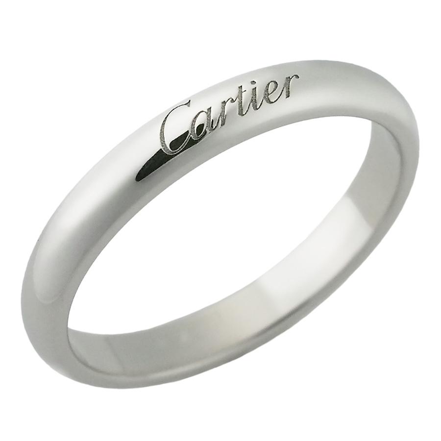 CARTIER C ドゥ カルティエ ウェディング リング CRB4232455 Pt950 #55 
