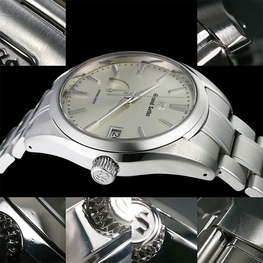 グランドセイコー Grand Seiko 腕時計 ヘリテージコレクション SBGA201/9R65-0AA0 サンレイ シルバー文字盤 デイト 裏スケ パワーリザーブ表示 SS スプリングドライブ 【中古】 SEIKO グランドセイコー ヘリテージコレクション 9R65-0AA0 SBGA201 箱