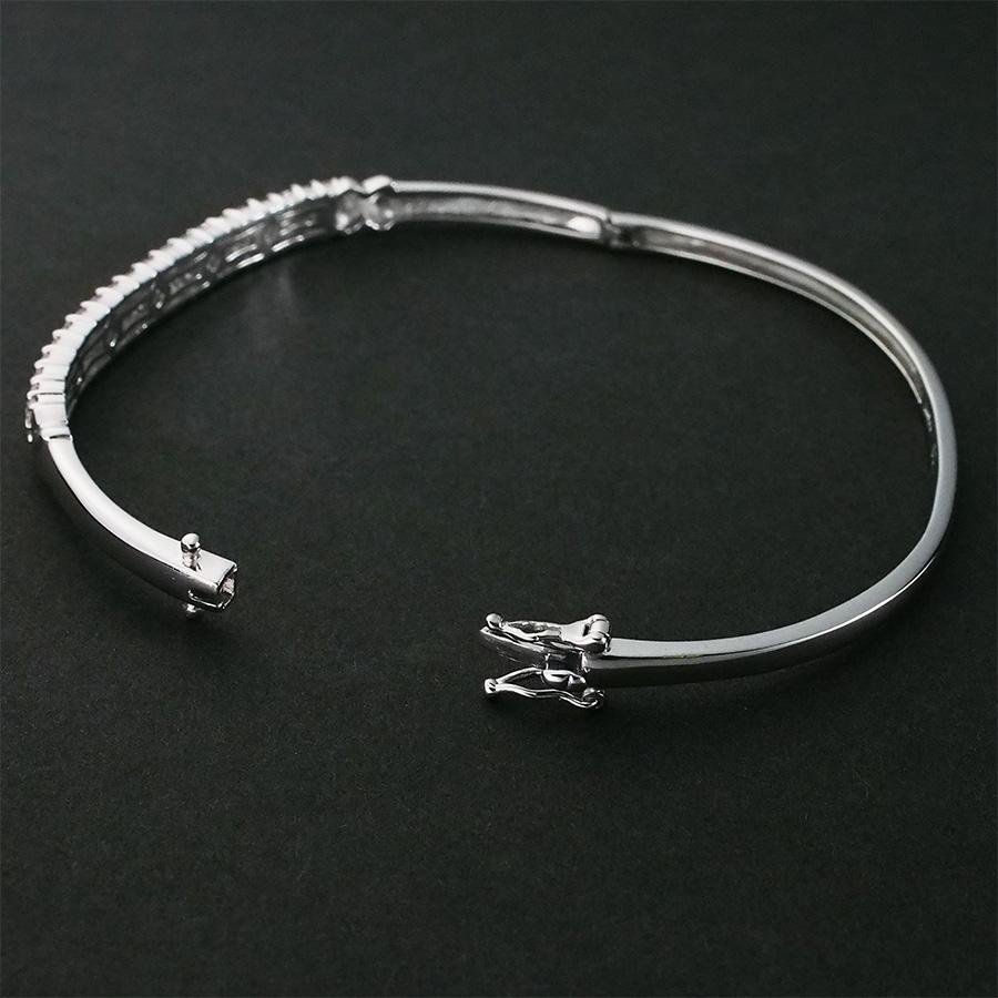 ダイヤモンド/1.50ct バングル K14WG_1
