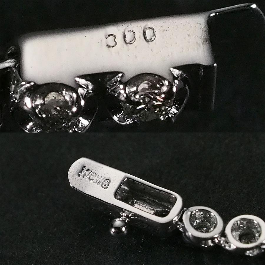ダイヤモンド/3.00ct テニス ネックレス K18WG : インペリアル - 通販 
