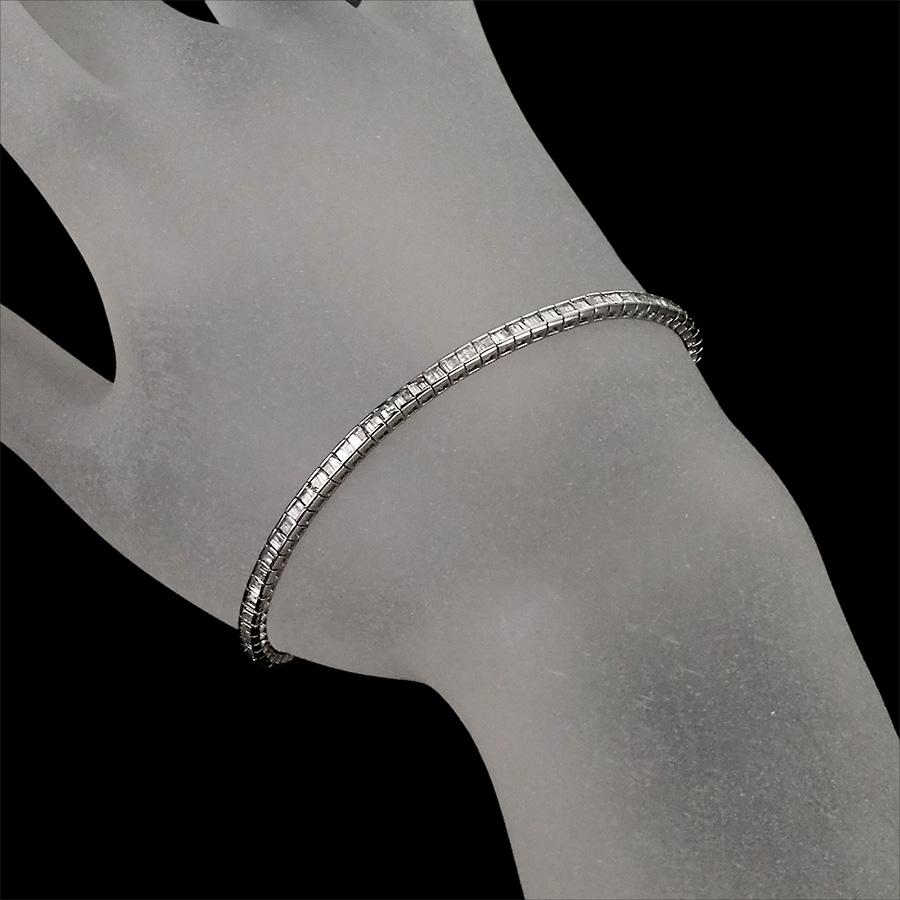 K18WG テニスブレスレット ダイヤ2.00ct付き ダイヤモンド/2.00ct テニス ブレスレット K18WG : インペリアル