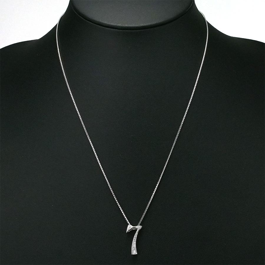 ゆきざき ダイヤモンド/0.17ct ノンブル No.7 ネックレス Y.NOMBRE