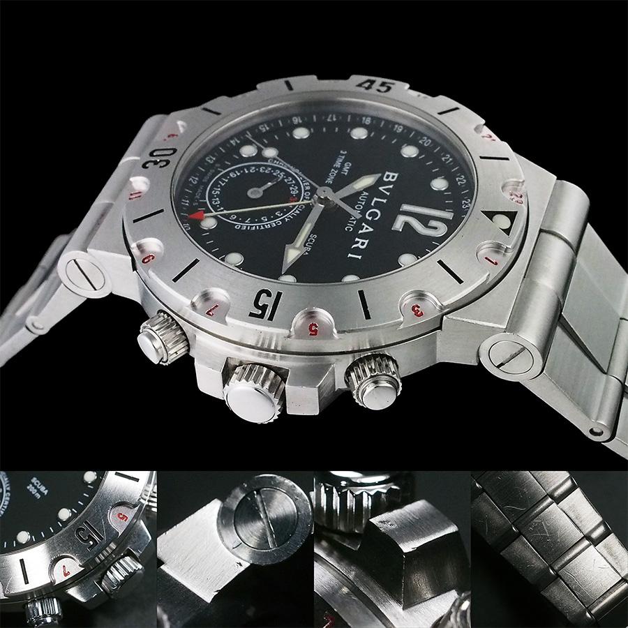 ブルガリ ディアゴノ スクーバ GMT SD38SGMT 箱・保証書付 