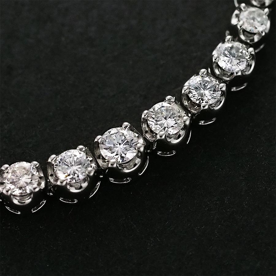 ダイヤモンド/1.50ct テニス ブレスレット Pt900_2