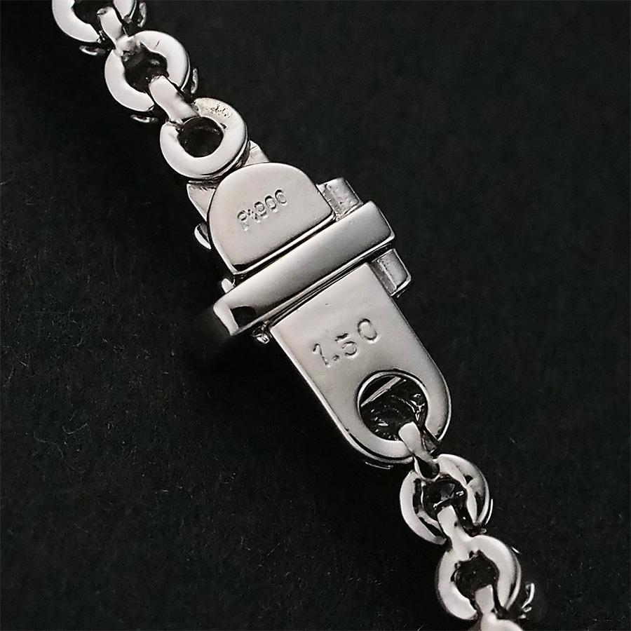ダイヤモンド/1.50ct テニス ブレスレット Pt900_3